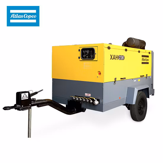 Compressore d'aria mobile portatile Atlas Copco (10m3/min 10,3bar 12bar XATS156C XAHS166C)